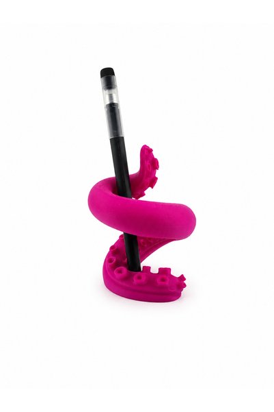 Yapı3D Octopus Themed Pen Stand 🖊️   Decorative Desktop Pen Holder 🏡   Hard Plastic Pen Organizer