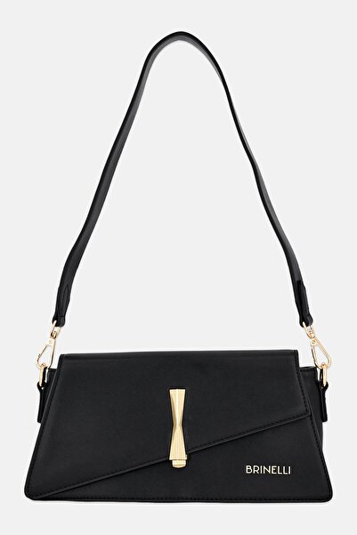 BRINELLI Women Brand Logo Cross Body Bag, Black