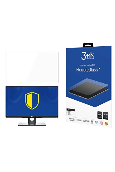 3MK Sticlă de protecție flexibilă pentru monitor Dell P2418Ht, protecție până...
