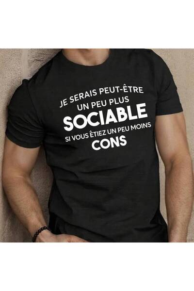 212Wear Sociable Men'S Summer Short Sleeve T-Shirt