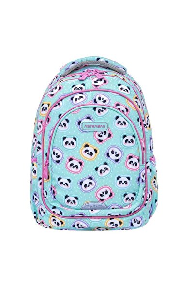 Astrabag Ghiozdan cu 3 compartimente, AstraBag, Panda