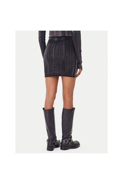 Guess Jeans Fustă mini de damă W5BD1HKCTT1 Gri