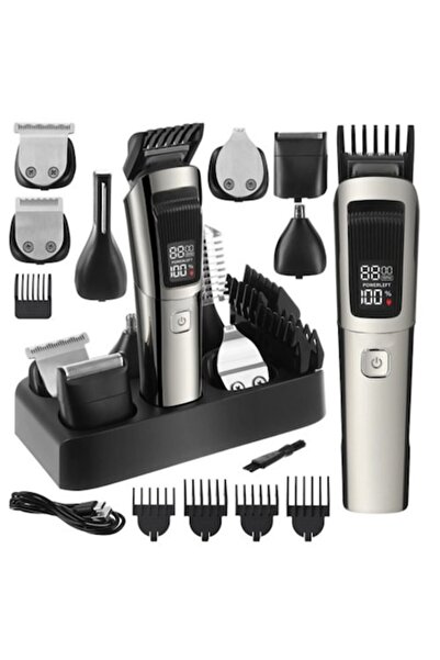 varioshop ®   Trimmer de păr 8-în-1, pentru păr, barbă și corp, IPX6, baterie...