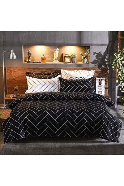 Arabest 6 Piece Bedding Set,Duvet Cover & Sheet Set,Cotton Soft Microfiber,Bl...