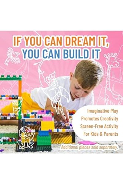 Yıldızan Nry Shop 2X2 Building Block Set 100 Pieces – Colorful Mini Brick Set...