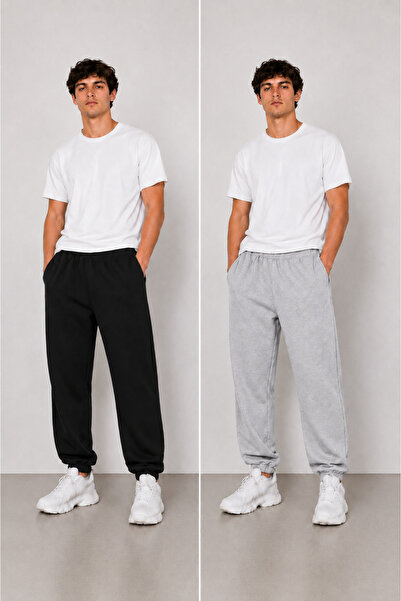 ZİYMO 2-Piece Men's Elasticated Leg Track Pants