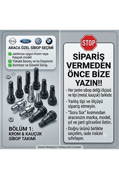 Universal ARACA ÖZEL JANT SİBOP TAKIMI 4'LÜ SET (SİPARİŞ ÖNCESİ BİLGİ İLETİNİZ.)