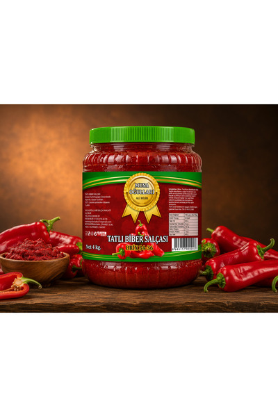 Musaoğulları salça Tatlı biber salçası Musa oğulları 4.200 gr