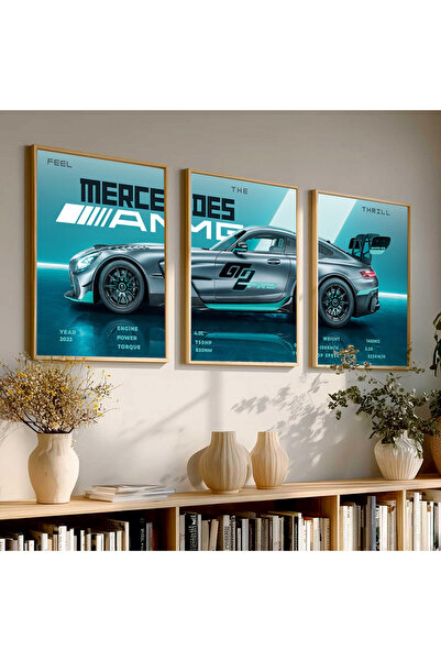 ALAYRA International GT2 Pro Supercar Posters A4 With Outer Frame Set of 3