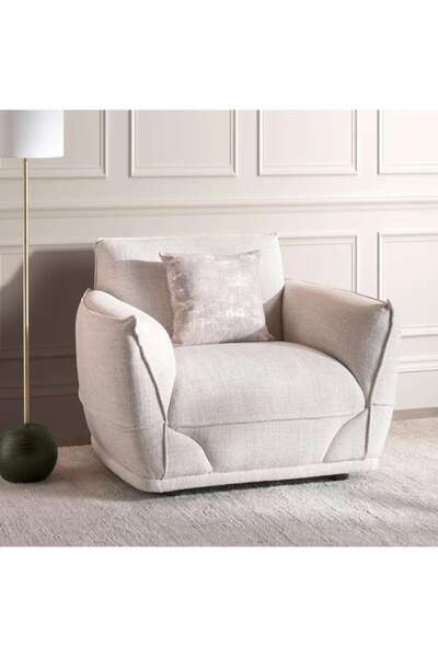 PAN HOME HUSTLER SINGLE SEATER SOFA - BEIGE