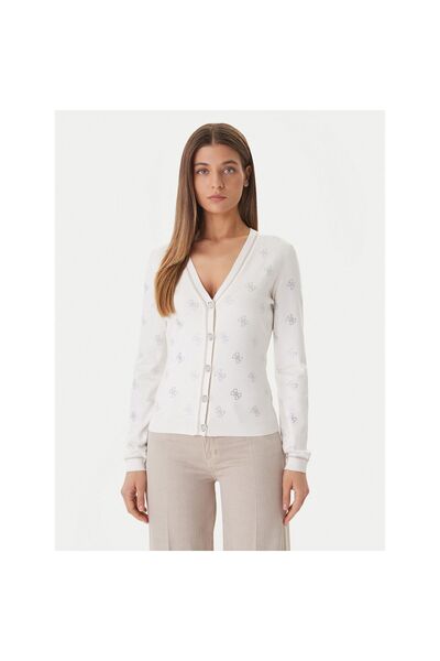Guess Cardigan de damă W6GR18Z0605 Alb