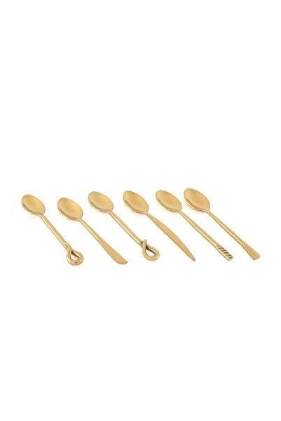 Mikasa Moor Gold 6-Piece Figured Spoon Set