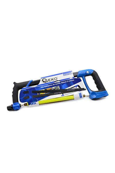 GEKO Ferăstrău cu arc pentru metal 300mm + 3 lame, G33126