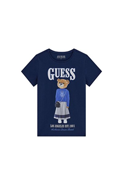 Guess Tricou de fată J6RI10K6YW4 Bleumarin