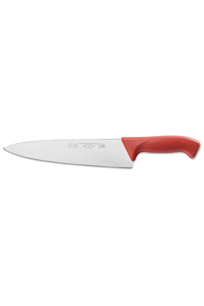 Sanelli Cuțit de bucătar 312225.R, mâner roșu, lamă rigidă, 25cm, Skin, profe...