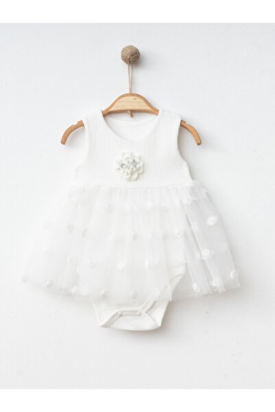 Nayinom Baby Girl Floral Tulle Snap-On Dress Birthday Special Occasion Dress ...