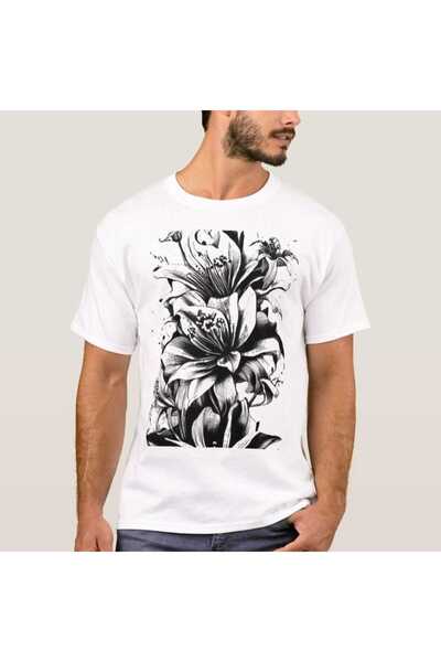 bellanova Unisex πολύχρωμο μπλουζάκι με στάμπα Oversize Streetwear Άνετη εφαρ...