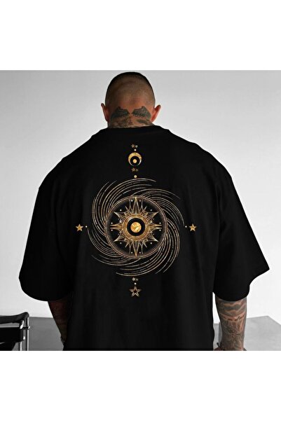 bellanova Elanco Unisex Colorful Oversize Printed T-Shirt Streetwear Comforta...