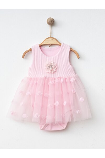 Nayinom Baby Girl Floral Tulle Snap-On Dress Birthday Special Occasion Dress ...