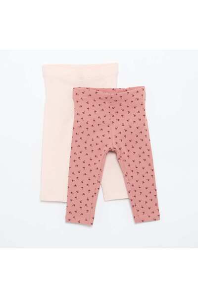 KIABI 2-Pack Long Leggings PINK