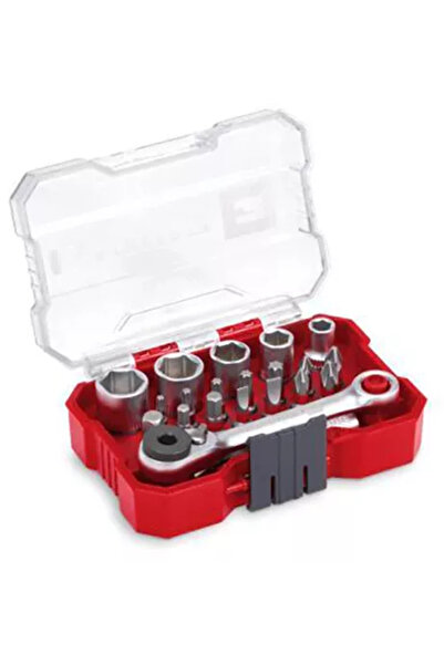Einhell Set 21 chei tubulare si biti XS-CASE 49118683 suport biti cu schimbar...