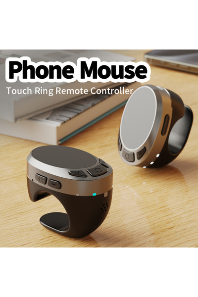Choice black TikTok Scrolling Ring Remote Control,Air Finger Ring Mouse with ...