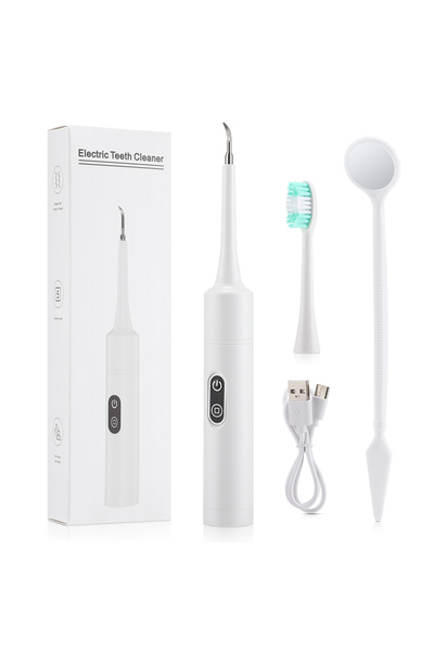 Choice WHITE Electric Tooth Cleaner Dental Scaler Calculus Remover Sonic Vibr...