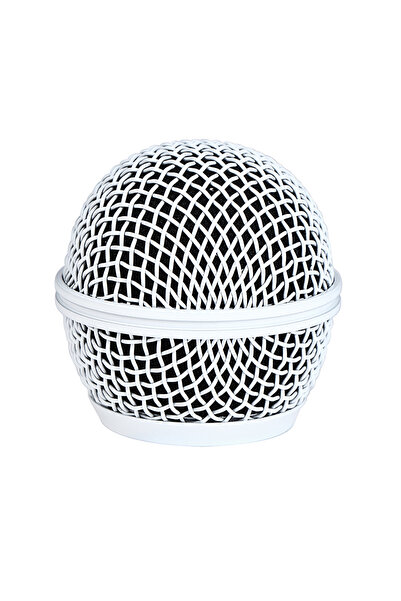Choice4 White Single Piece of Shure SM58 Wireless Mic Metal Grille Replacemen...