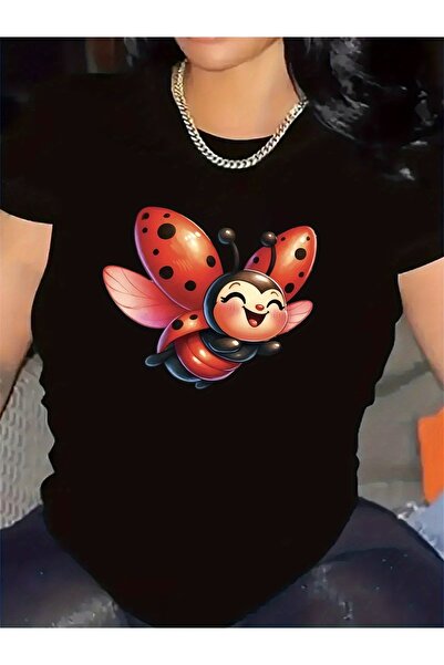 KYMC07 T-Shirt With Cute Ladybug Design | Durable And Comfortable, Ideal Rest...