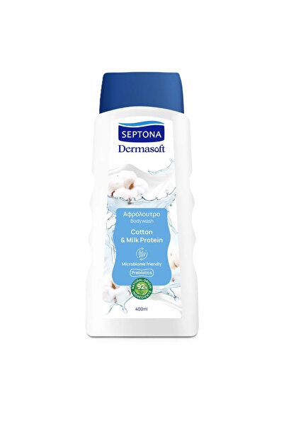 Septona Dermasoft Gel de duș cu bumbac și proteine din lapte, 400 ml
