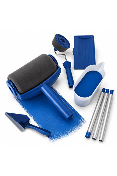 varioshop ® Paint Roller Set, with Reservoir, Anti-Drip, 90 cm Foldable Handl...