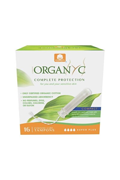 Organyc Tampons With Applicator, Size Super 14S