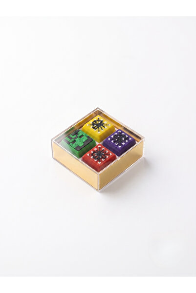 3DTAJ 4'lü Mekanik Switch Fidget Seti - Anti-Stres Tıklamalı Masaüstü Oyuncak...