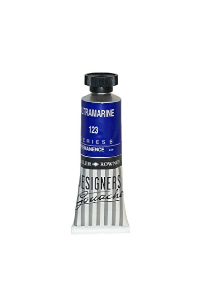 Daler Rowney ألوان الغواش - 15 مل - ألترا مارين 123