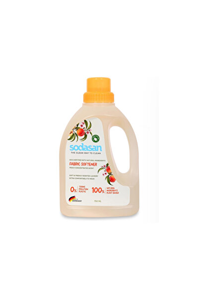Sodasan 100% Natural Peach Fresh Fabric Softener 750g