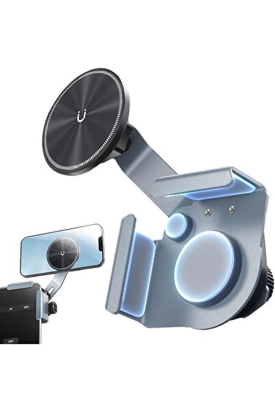 Generic for Tesla Car Phone Holder Aluminum MagSafe Car Mount 3-Knob Control ...