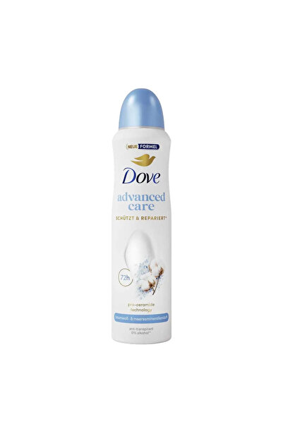 Dove Spray Antiperspirant Îngrijire Avansată Bumbac și Minerale Marine 150 ml