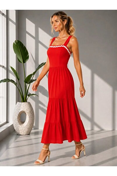 Park Karon Women's Lycra Cotton Non-See-Through Single Jersey Lined Dress wit...