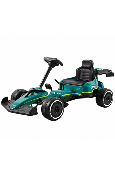 Kinderauto Kart cu pedale Aston Martin Formula 1, Albastru