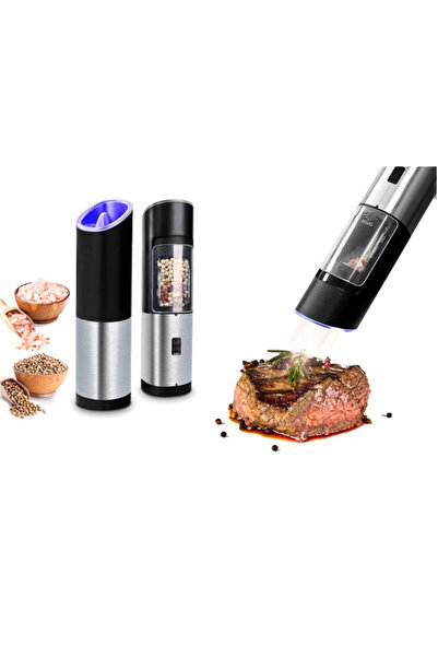 varioshop ®   Ηλεκτρικός μύλος αλατιού και πιπεριού, με μηχανισμό βαρύτητας, ...