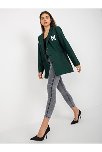 LAKERTA Sacou Dama Maneca lunga, Elegant, LAKERTA, Verde Eleganta Office