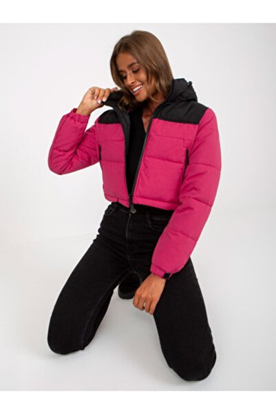 HoneyWinter Jacheta Dama, Honey Winter, Poliester, Maneca lunga, Rosu, model ...
