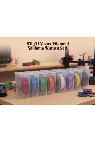 Geseus 3D Printer Filament Storage Container Set with Air-Tight Gasket 4.5 Lt...