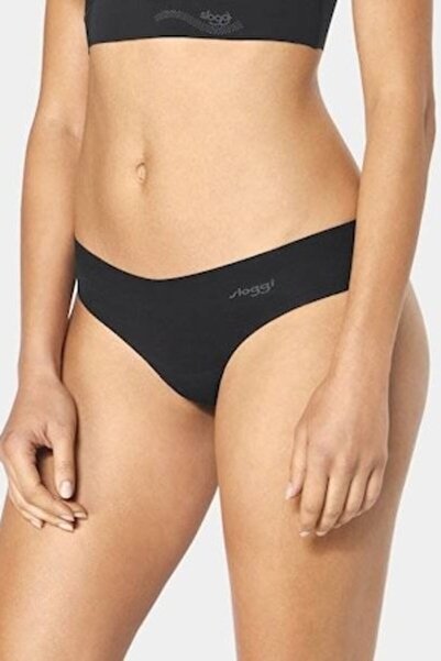 SLOGGI Σλιπ, Zero Cotton H Hipstring, μαύρο, S