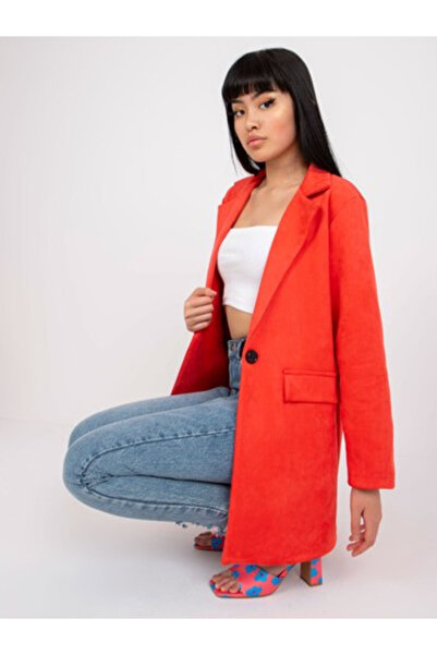 Italy Moda Women's Jacket, ITALY MODA, Polyester, Long Sleeve, Coral, model D...