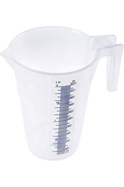 Duravel 2 Liter Printed Plastic Measuring Jug with Handle