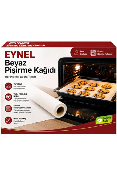 Eynel 10 Pack Pre-Cut Natural White Baking Paper, White Kitchen Paper for Bak...