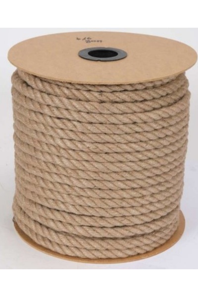Vorel LINA JUTOWA SÂRMĂ DECORATIVĂ RĂSUCITĂ PE BOBINĂ 10MM 200M