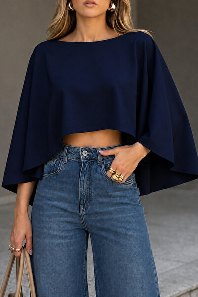 COOL TARZ Women's Boat Neck Batwing Sleeve Loose Stylish Blouse