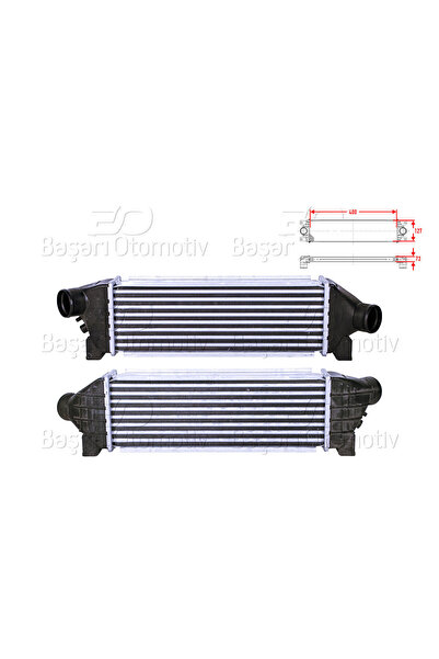 Arisar Ford Transit 2000 ve Sonrası Uyumlu Turbo Radyatörü (Intercooler)